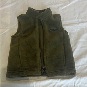 Columbia Kids Forest Green Fleece Vest